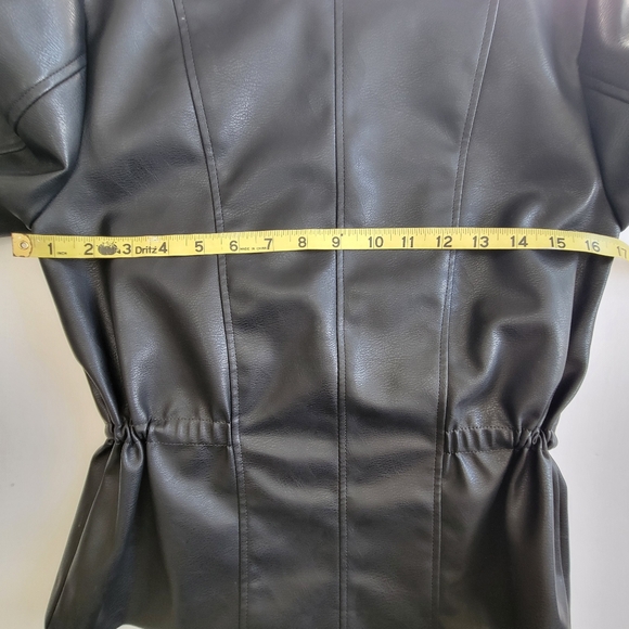 H&M Faux Leather Jacket. - Picture 3 of 8